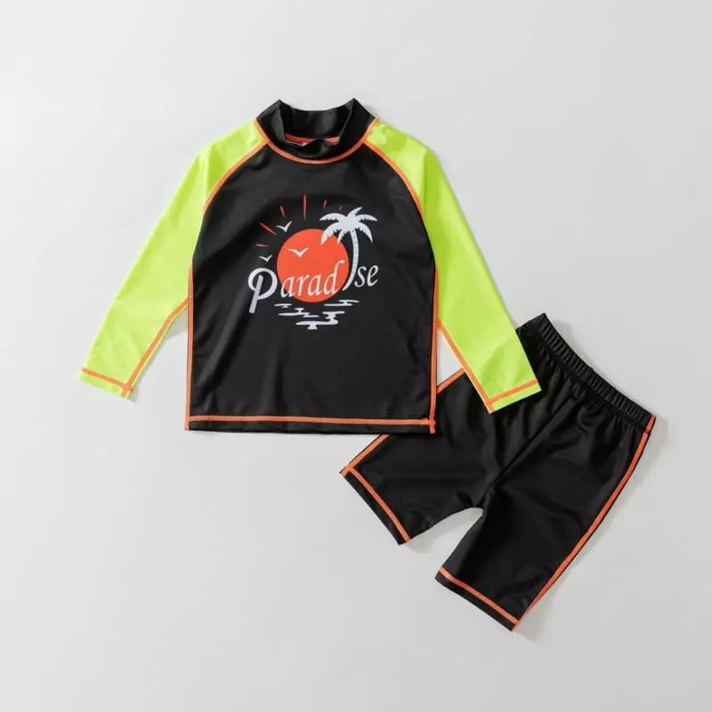 U & I - Korean Children Fashion - #magicofchildhood - Rash Top Bottom Set - 10
