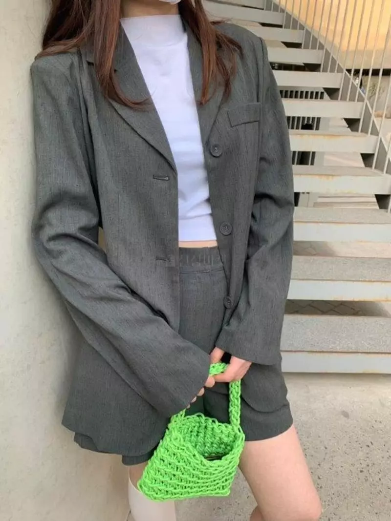 Unbalance - Korean Women Fashion - #momslook - Line Jacket - 2