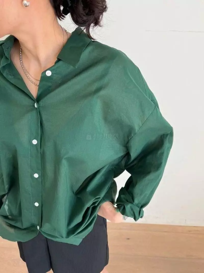 Unbalance - Korean Women Fashion - #shopsmall - Rain Button Shirt - 3