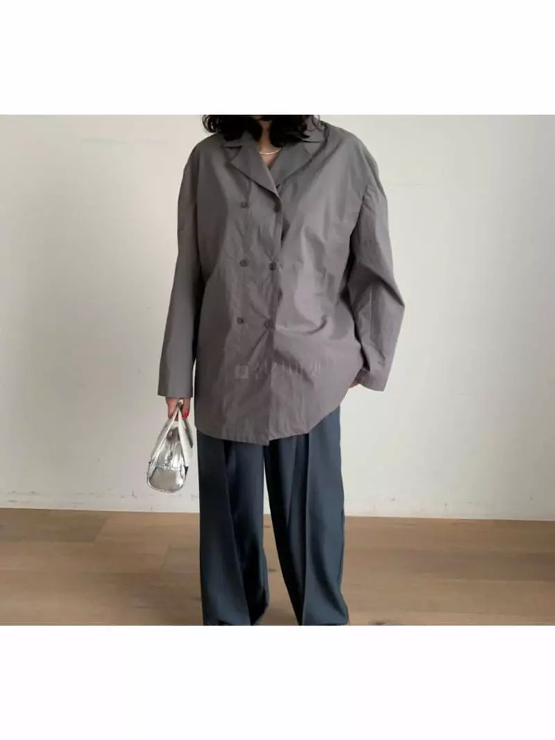 Unbalance - Korean Women Fashion - #thatsdarling - Pony Shirt Jacket - 3