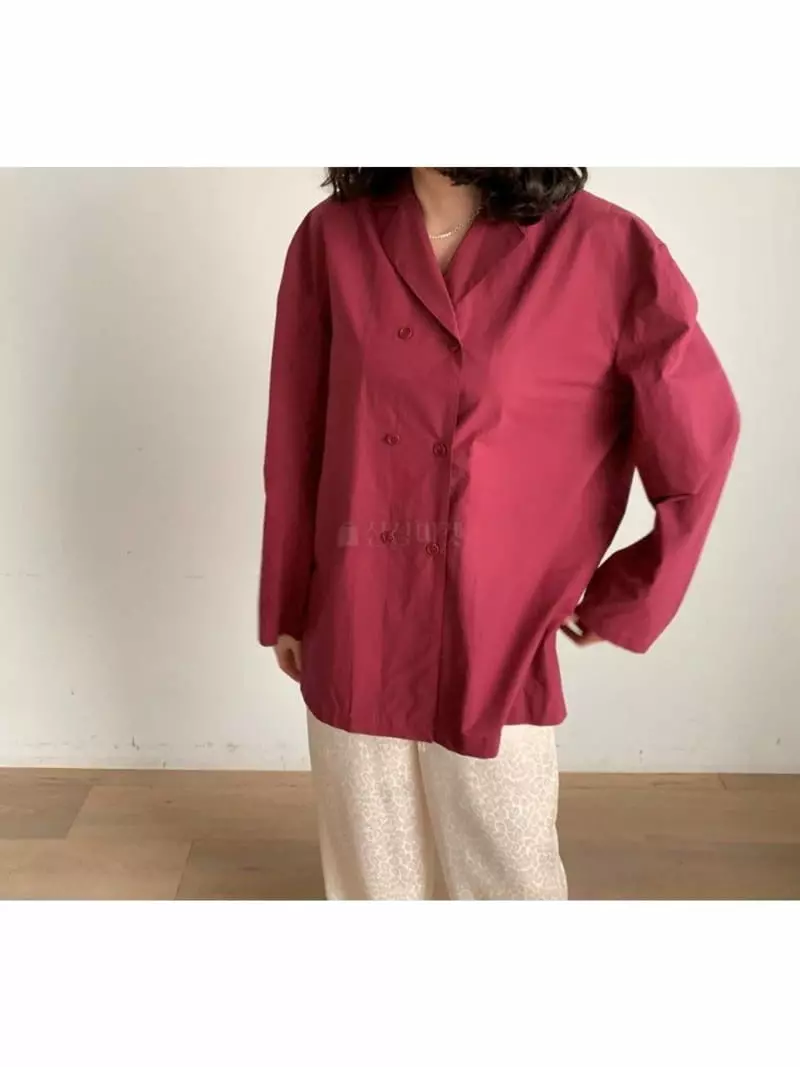 Unbalance - Korean Women Fashion - #thatsdarling - Pony Shirt Jacket - 4