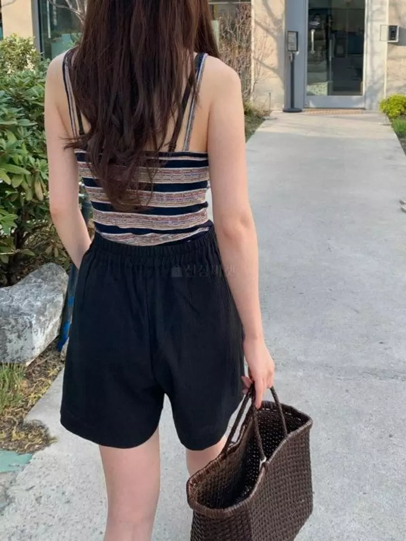 Unbalance - Korean Women Fashion - #womensfashion - Line Shorts - 2