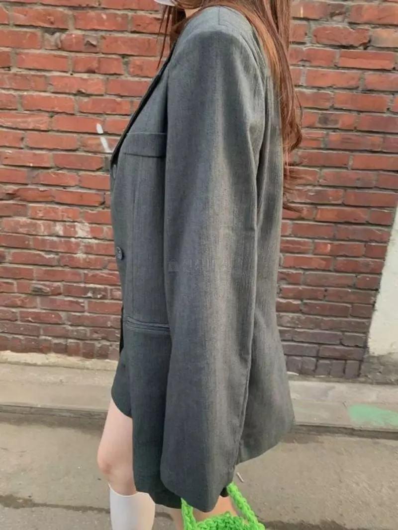 Unbalance - Korean Women Fashion - #womensfashion - Line Jacket - 3