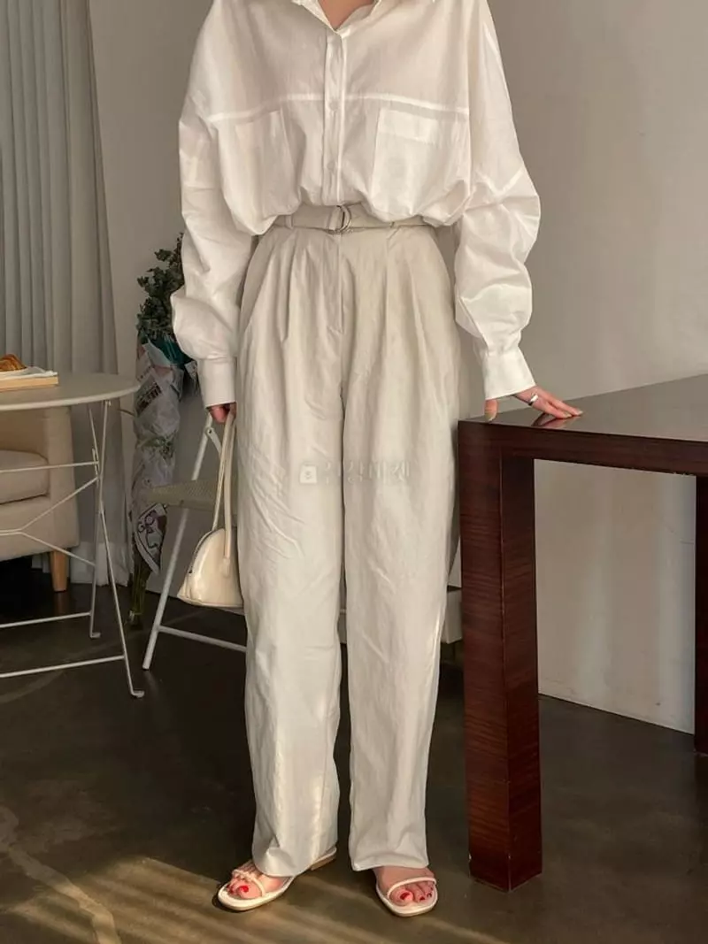 Und - Korean Women Fashion - #momslook - Oxford Pants - 2