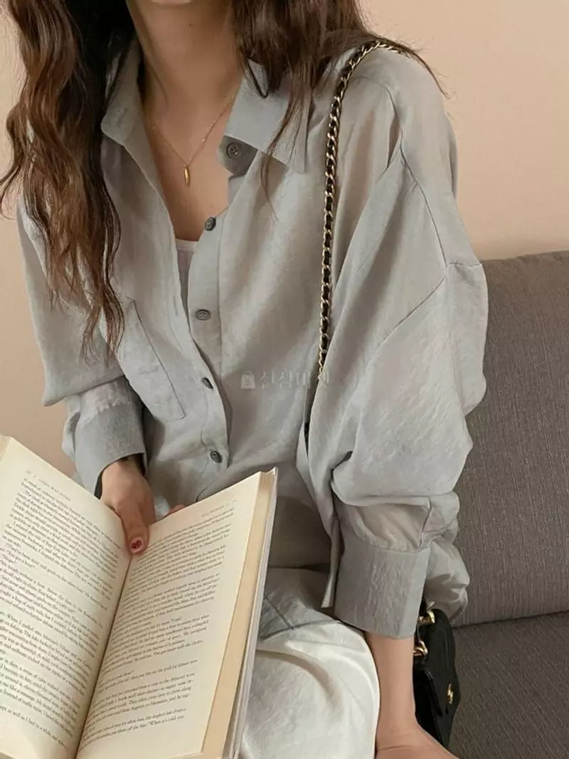 Und - Korean Women Fashion - #pursuepretty - Rose Two Way Shirt - 3