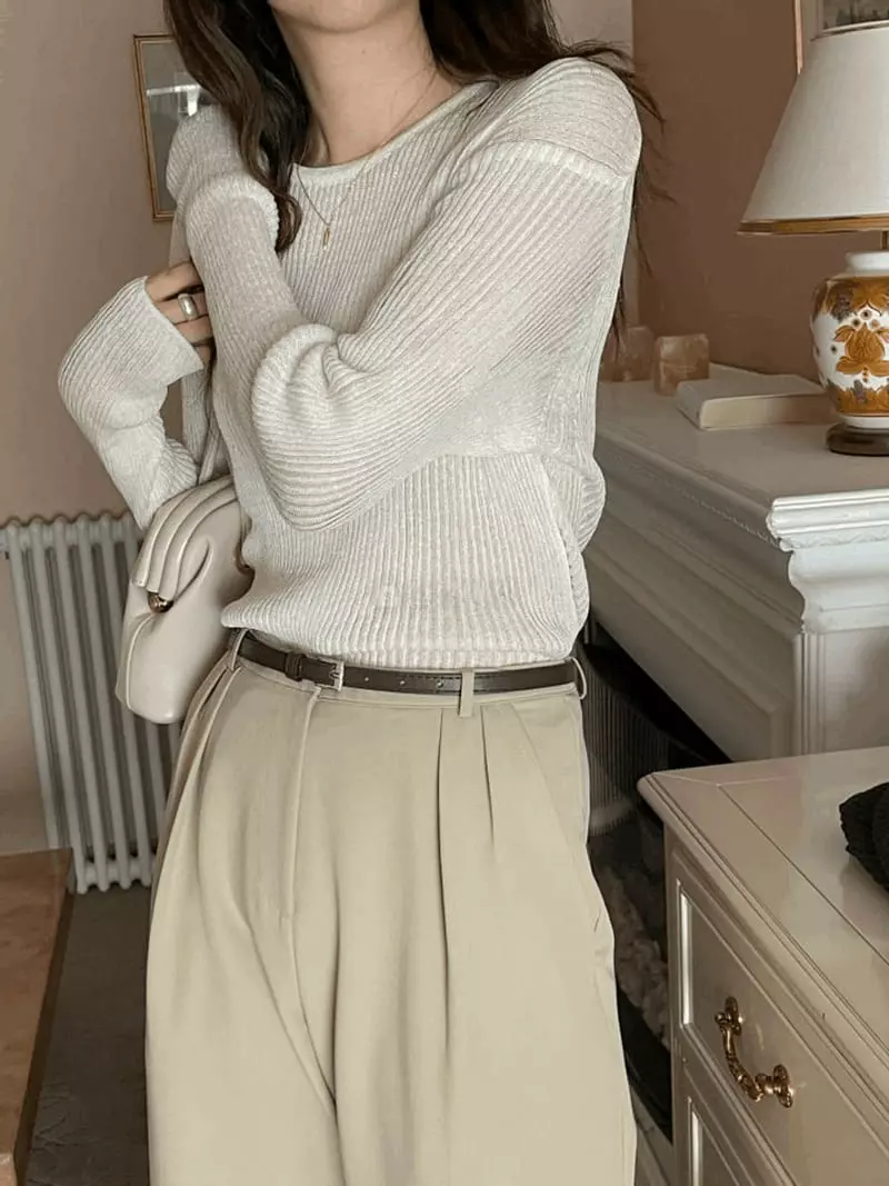 Und - Korean Women Fashion - #restrostyle - New Rib Knit