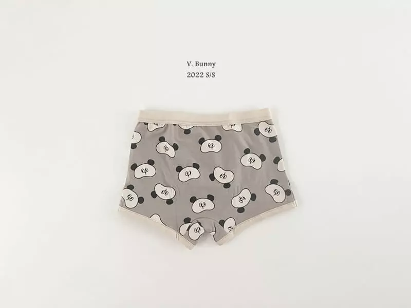 V Bunny - Korean Children Fashion - #childofig - Panda Underwear Set - 3