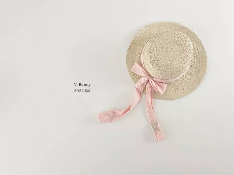V Bunny - Korean Children Fashion - #childrensboutique - R Straw Hat - 2