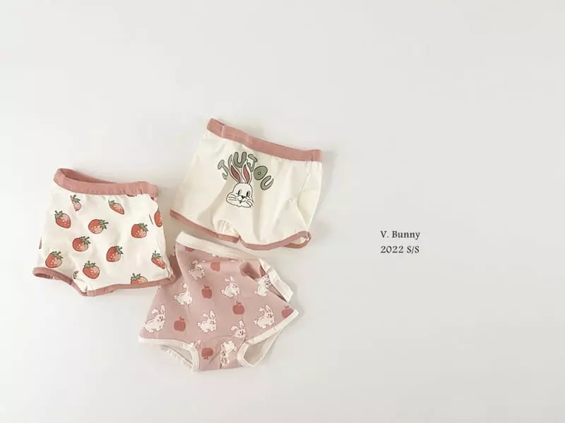 V Bunny - Korean Children Fashion - #childrensboutique - Jue Jue Underwear Set - 6