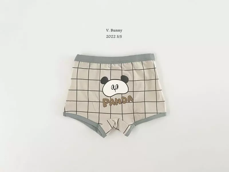 V Bunny - Korean Children Fashion - #childofig - Panda Underwear Set - 4