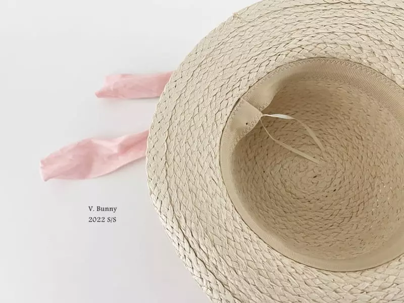 V Bunny - Korean Children Fashion - #designkidswear - R Straw Hat - 3
