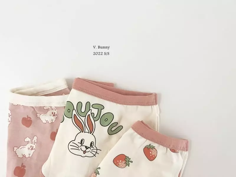V Bunny - Korean Children Fashion - #designkidswear - Jue Jue Underwear Set - 7