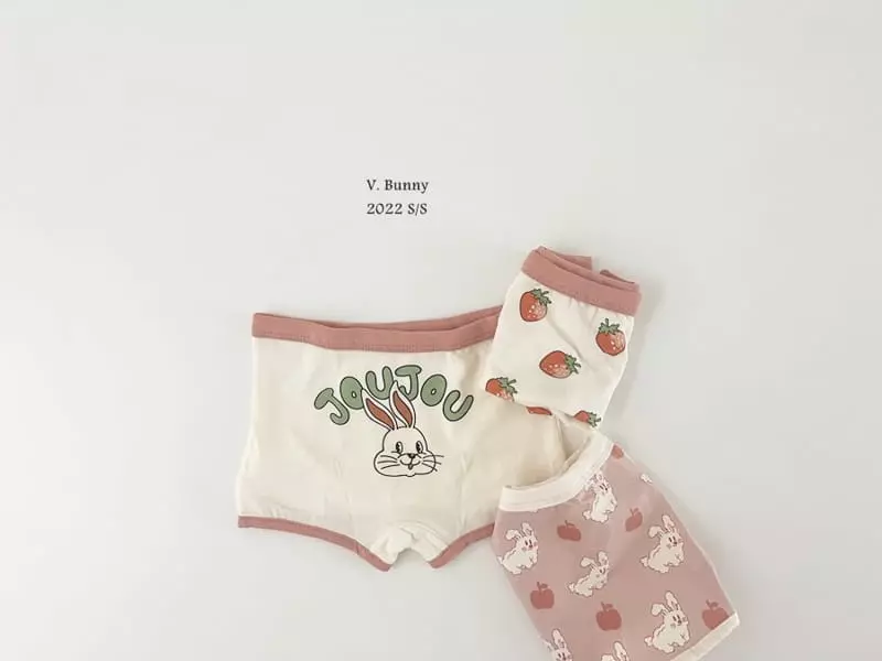 V Bunny - Korean Children Fashion - #discoveringself - Jue Jue Underwear Set - 8