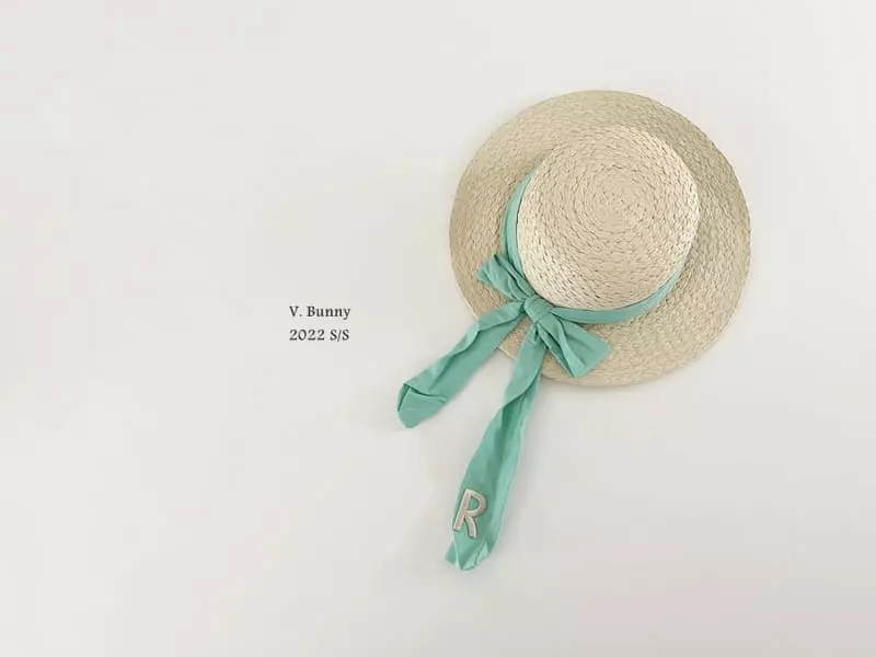 V Bunny - Korean Children Fashion - #fashionkids - R Straw Hat - 5