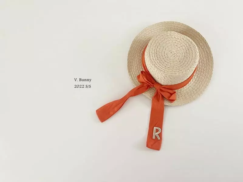 V Bunny - Korean Children Fashion - #kidsshorts - R Straw Hat - 6
