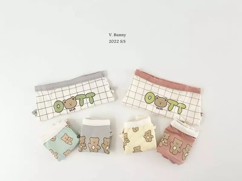 V Bunny - Korean Children Fashion - #kidsshorts - OB Underwear Set - 7