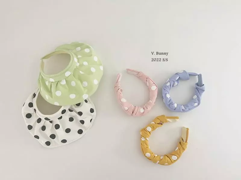 V Bunny - Korean Children Fashion - #kidsstore - Dot Sun Cap - 8