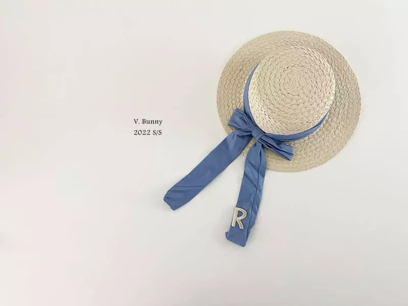 V Bunny - Korean Children Fashion - #kidsstore - R Straw Hat - 7