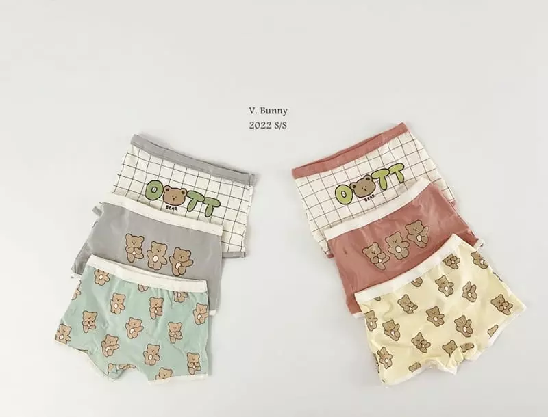 V Bunny - Korean Children Fashion - #kidsstore - OB Underwear Set - 8