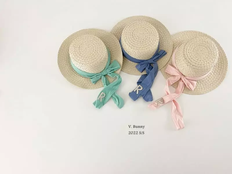 V Bunny - Korean Children Fashion - #kidzfashiontrend - R Straw Hat - 8