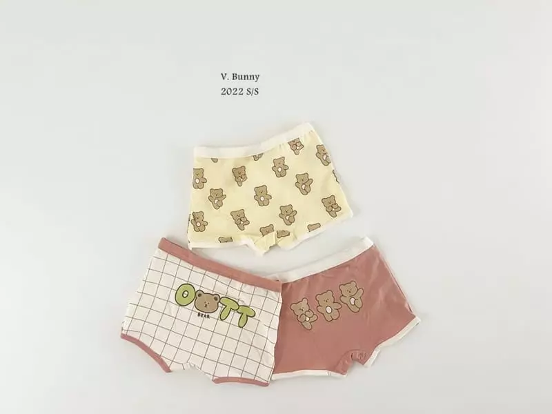 V Bunny - Korean Children Fashion - #kidzfashiontrend - OB Underwear Set - 9