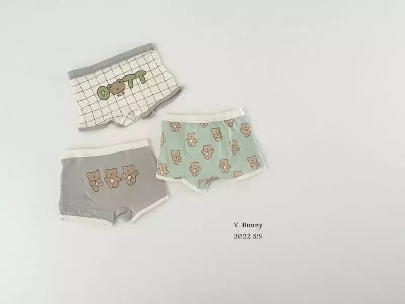 V Bunny - Korean Children Fashion - #littlefashionista - OB Underwear Set - 11