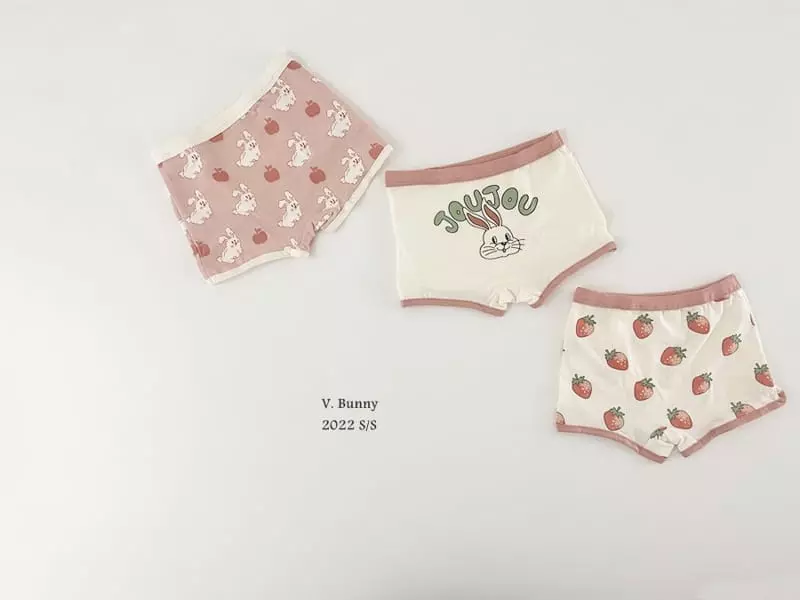 V Bunny - Korean Children Fashion - #prettylittlegirls - Jue Jue Underwear Set