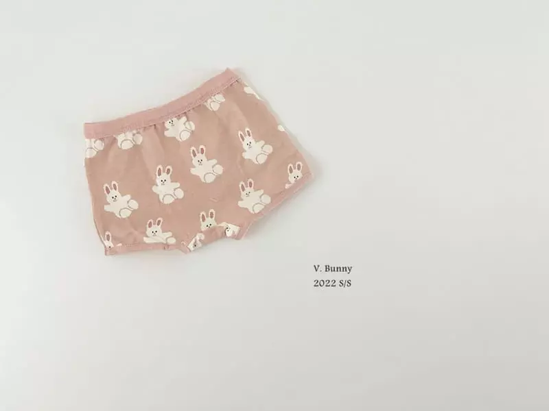 V Bunny - Korean Children Fashion - #toddlerclothing - Cherry Underwear Set - 2