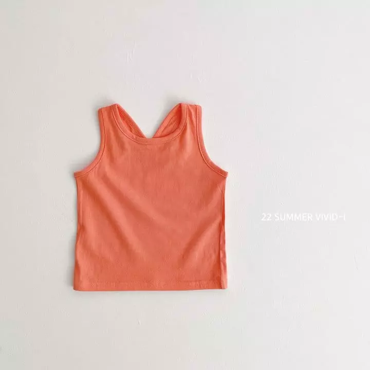 Vivid I - Korean Children Fashion - #childofig - Vivid Sleeveless Top Bottom Set - 10