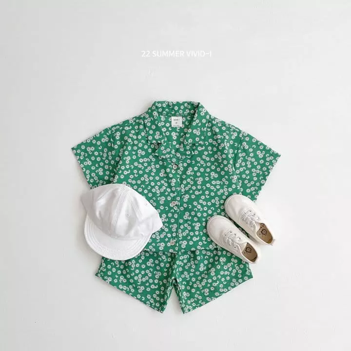 Vivid I - Korean Children Fashion - #childofig - Shirt Top Bottom Set - 5