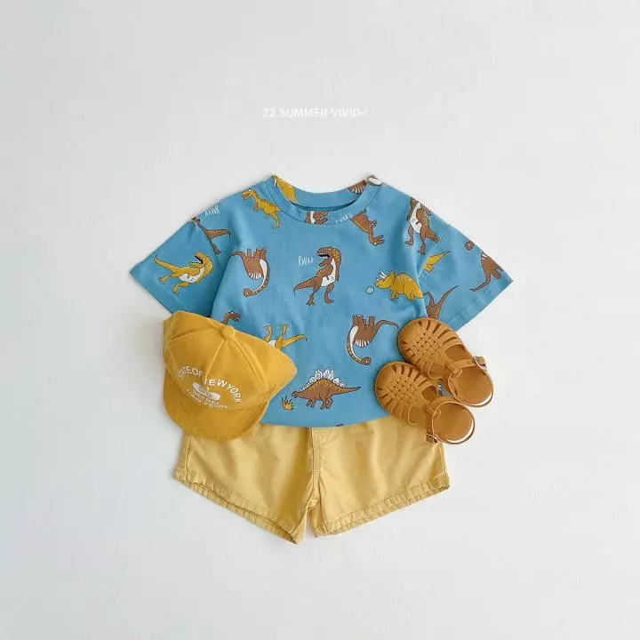 Vivid I - Korean Children Fashion - #childofig - Dino Tee - 7