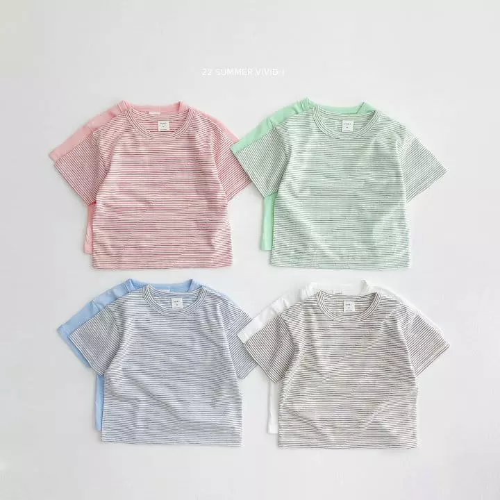 Vivid I - Korean Children Fashion - #childrensboutique - Summer One More Tee