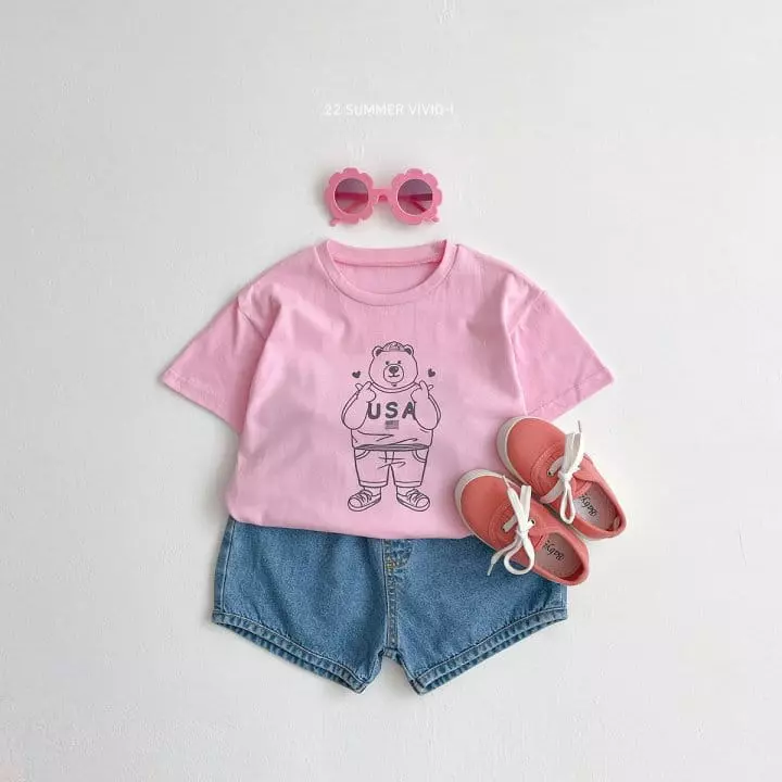 Vivid I - Korean Children Fashion - #childrensboutique - Sketch Bear Tee - 5