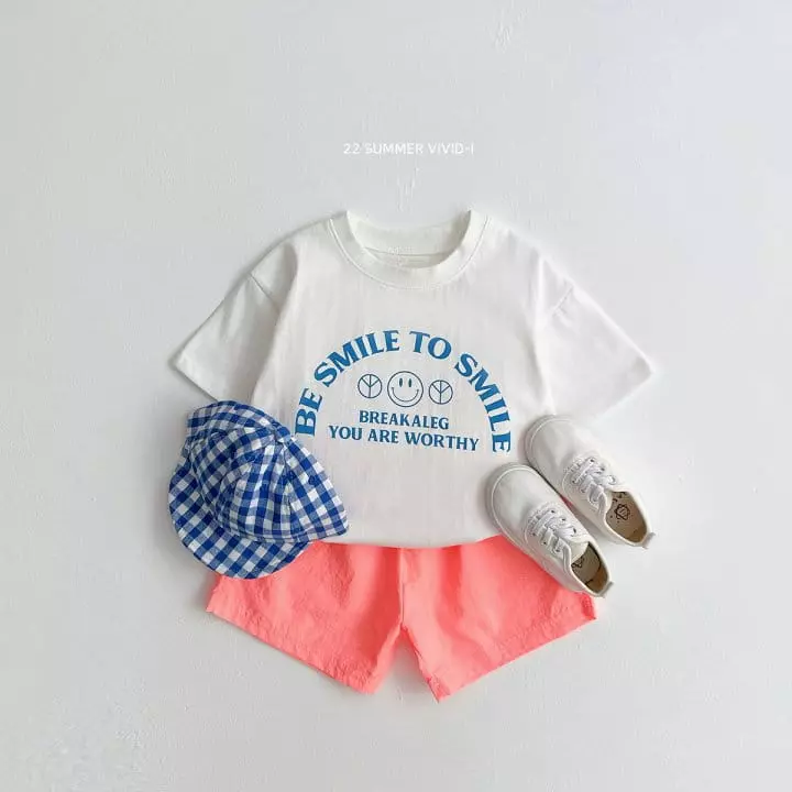 Vivid I - Korean Children Fashion - #childofig - Smile Tee - 4