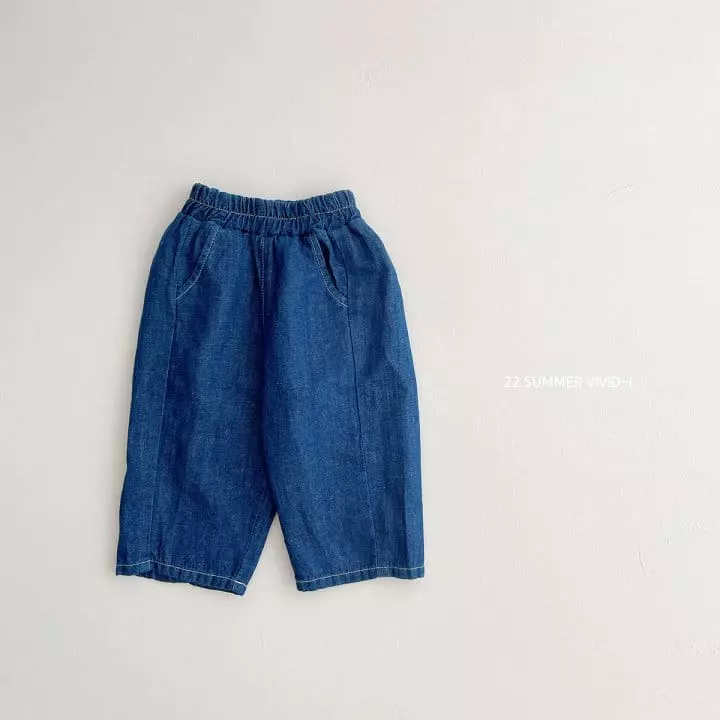 Vivid I - Korean Children Fashion - #childrensboutique - Linen Jeans - 8