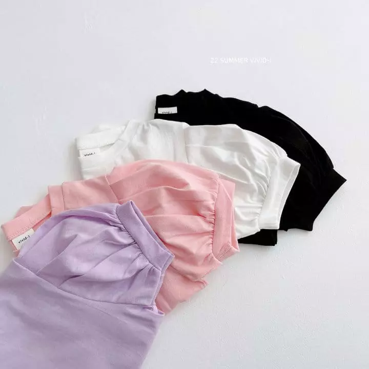 Vivid I - Korean Children Fashion - #fashionkids - Puff Tee - 9