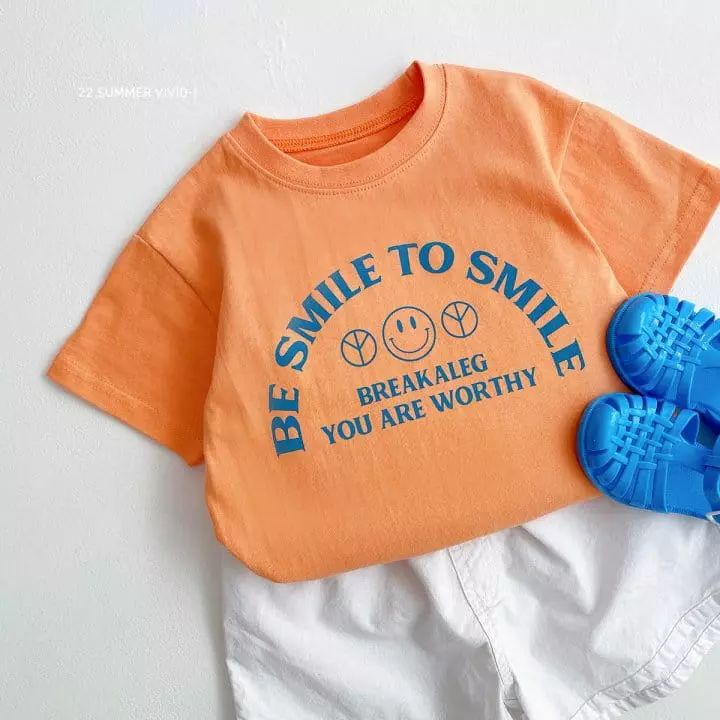 Vivid I - Korean Children Fashion - #kidsstore - Smile Tee - 9