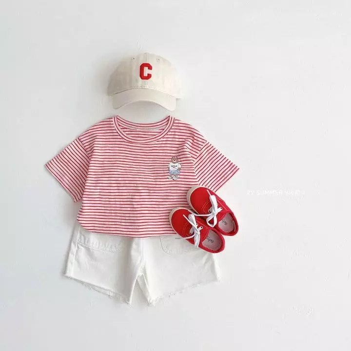 Vivid I - Korean Children Fashion - #kidsstore - Saint Bear Short Sleeves Tee - 4