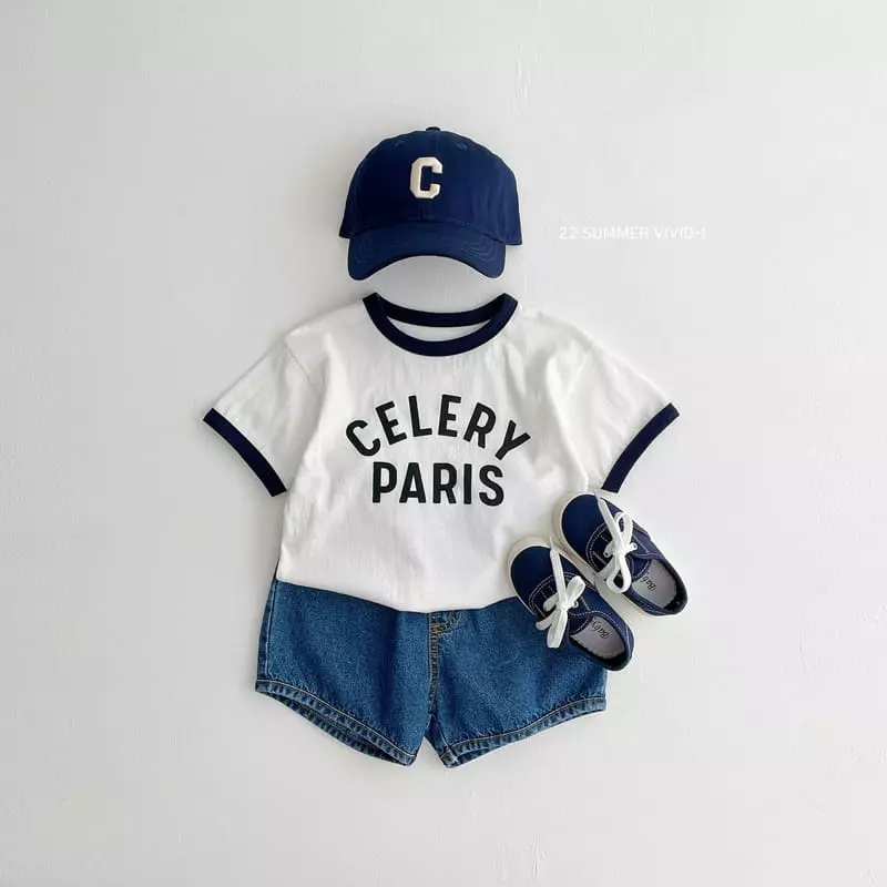 Vivid I - Korean Children Fashion - #littlefashionista - Celery Tee - 4