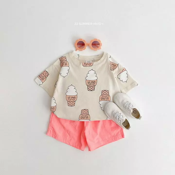 Vivid I - Korean Children Fashion - #magicofchildhood - Ice Cream Tee  - 2