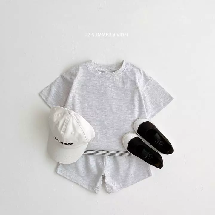 Vivid I - Korean Children Fashion - #minifashionista - 22 Summer Vivid Top Bottom Set - 6