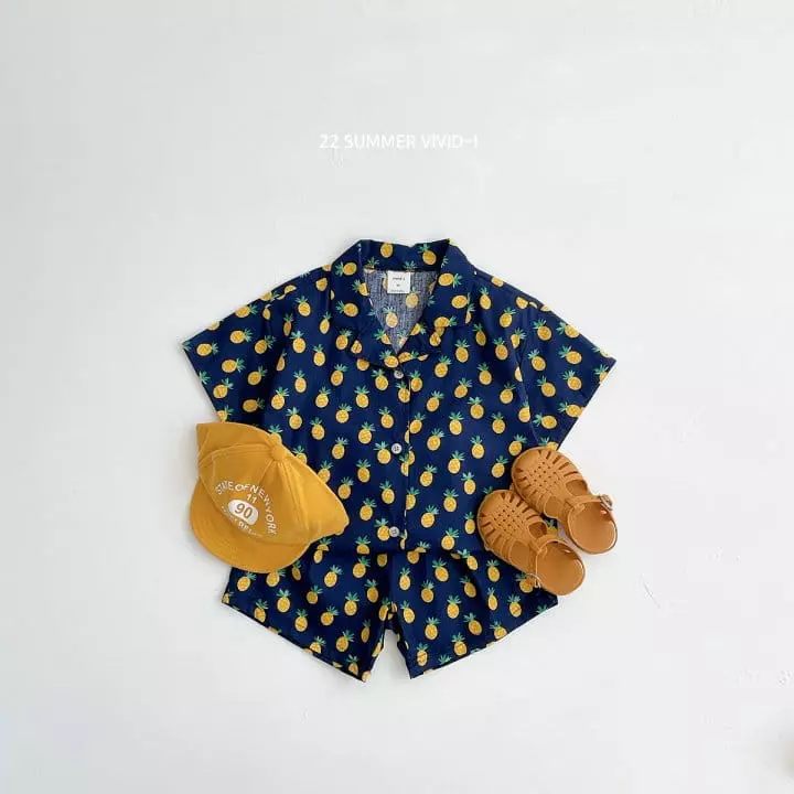 Vivid I - Korean Children Fashion - #minifashionista - Shirt Top Bottom Set - 3