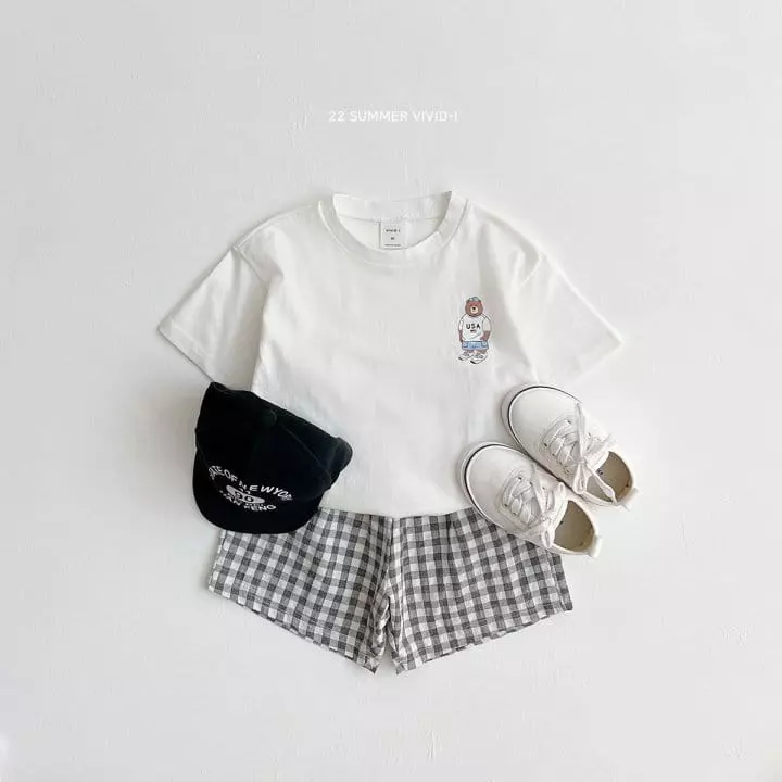 Vivid I - Korean Children Fashion - #minifashionista - Small Bear Tee - 10