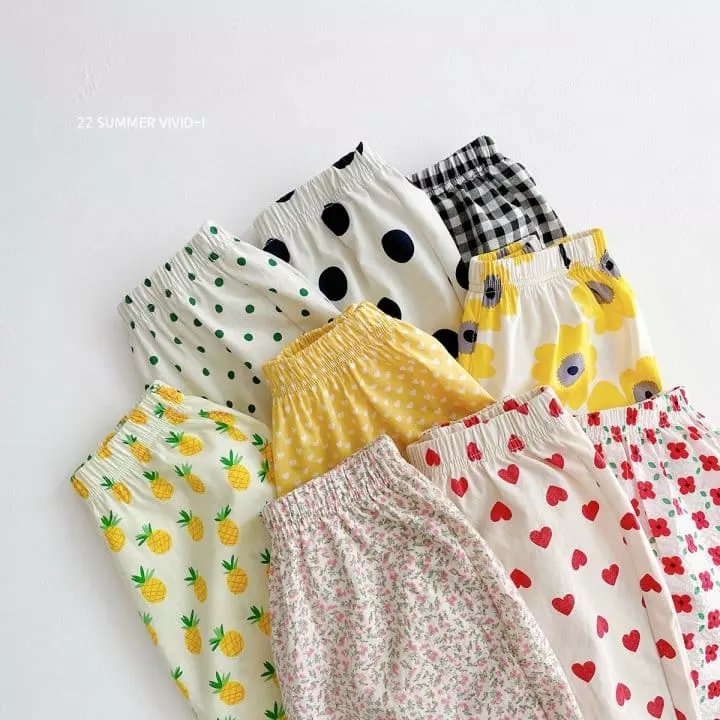 Vivid I - Korean Children Fashion - #minifashionista - Summer Color Pants - 12