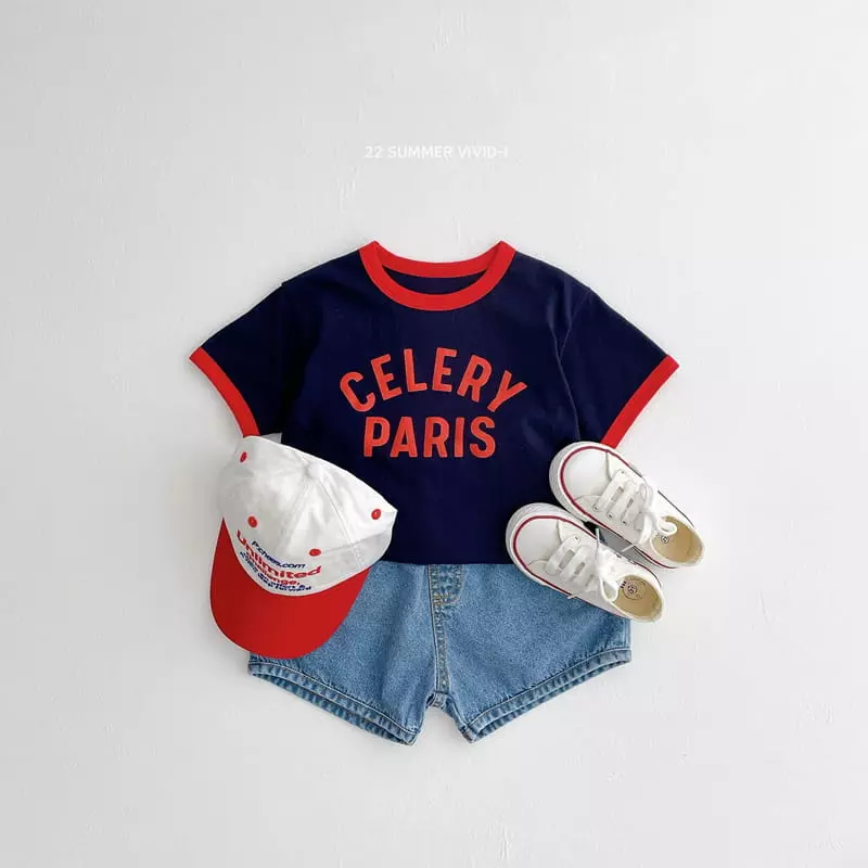 Vivid I - Korean Children Fashion - #stylishchildhood - Celery Tee - 9