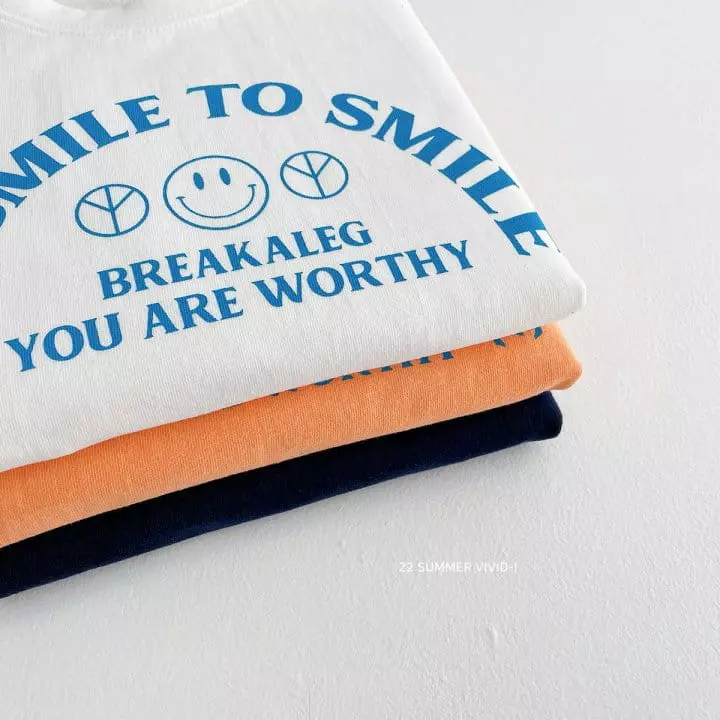Vivid I - Korean Children Fashion - #stylishchildhood - Smile Tee - 2