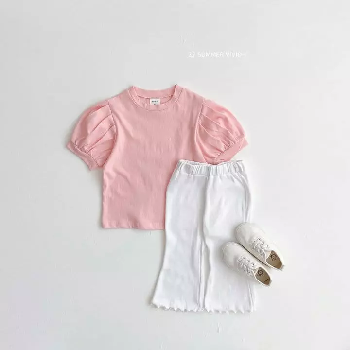 Vivid I - Korean Children Fashion - #todddlerfashion - Puff Tee - 2