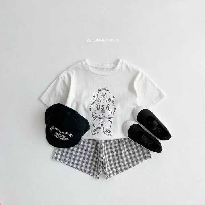 Vivid I - Korean Children Fashion - #toddlerclothing - Sketch Bear Tee - 2