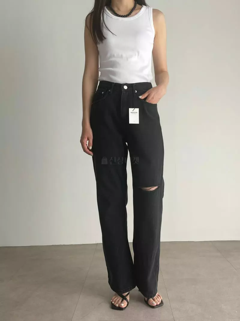 Washingroom - Korean Women Fashion - #momslook - Roy Rib Sleeveless