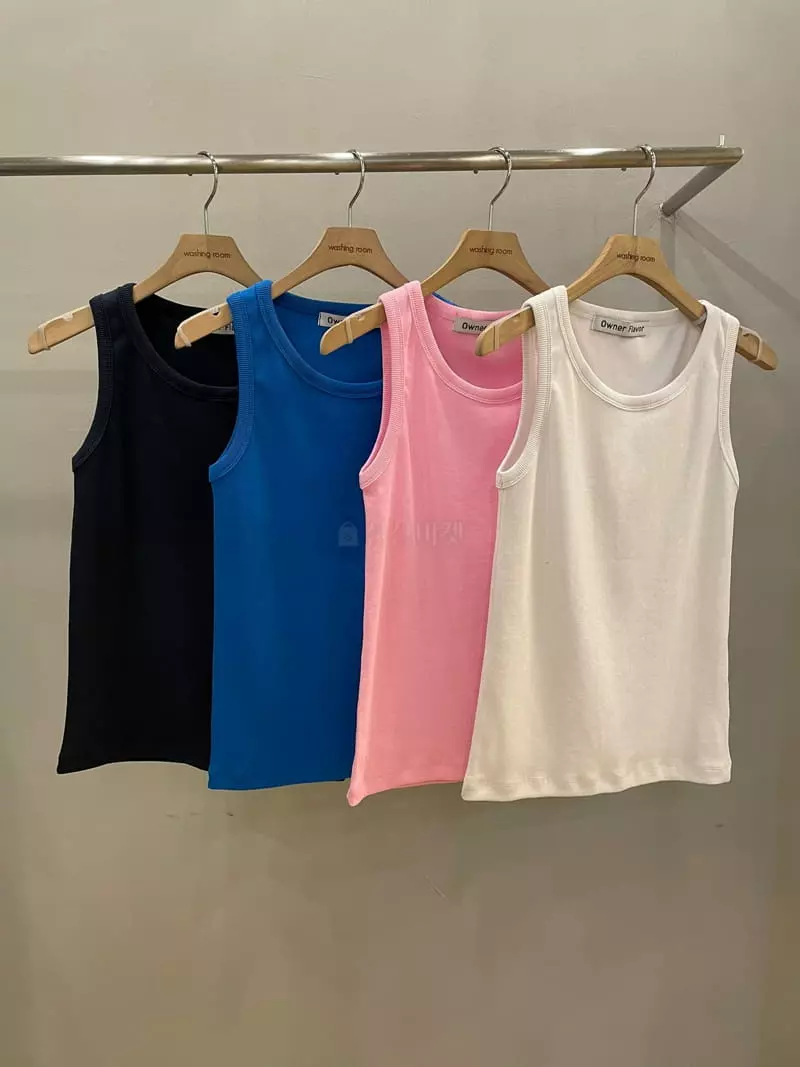 Washingroom - Korean Women Fashion - #momslook - Roy Rib Sleeveless - 3
